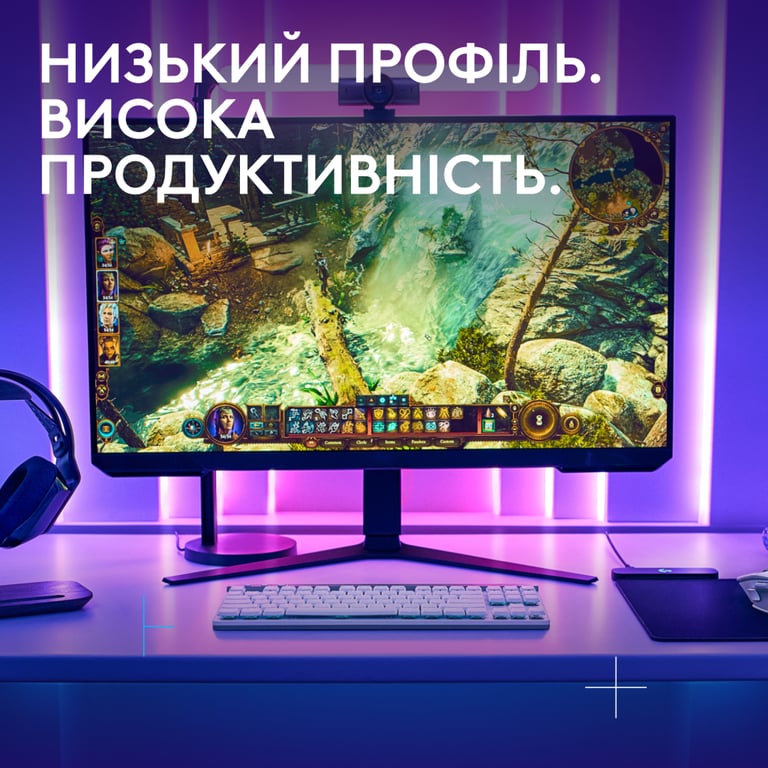Клавіатура Logitech G515 TKL Lightspeed Tactile Bluetooth UA White (920-012539) - фото 2