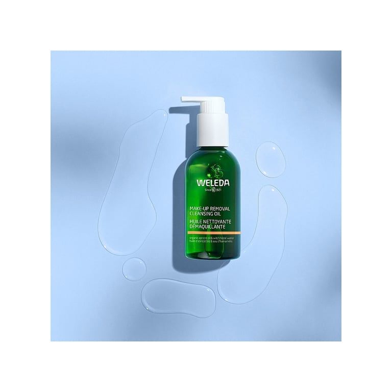 Гідрофільна олія Weleda Make-Up Removal Cleansing Oil З органічним гамамелісом для сухої та чутливої шкіри 150 мл (4001638589598) - фото 4