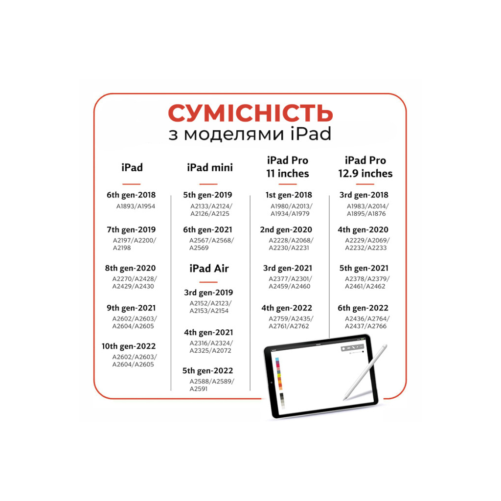 Стилус AirOn AirSens with charging case white for iPad (6126755813229) - фото 9 Стилус AirOn AirSens with charging case white for iPad (6126755813229) - фото 9