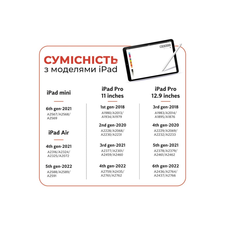 Стилус AirOn AirSens white for iPad (6126755813230) - фото 8