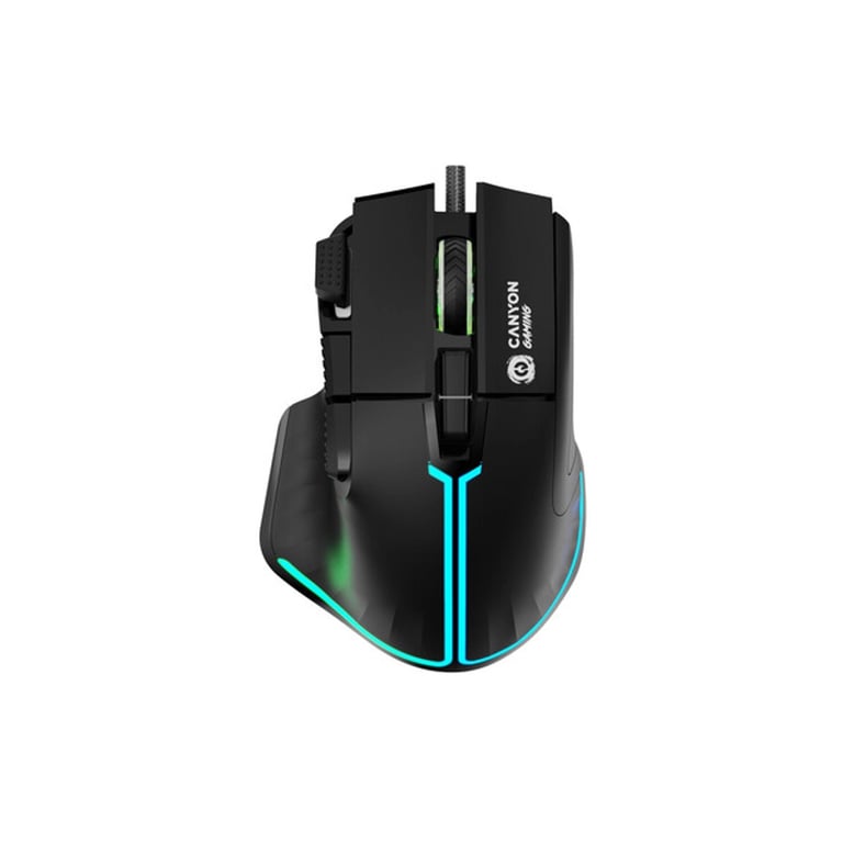 Мишка Canyon Fortnax GM-636 RGB USB Black (CND-SGM636B) - фото 1
