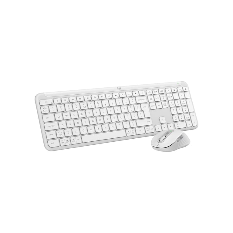 Комплект Logitech MK950 Bluetooth/Wireles UA Off-White (920-012491) - фото 1