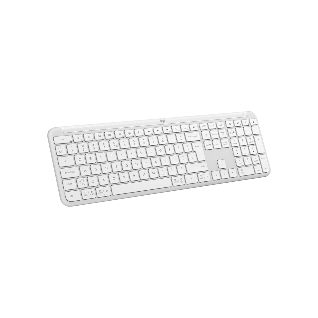 Клавіатура Logitech K950 Bluetooth/Wireless UA Off-White (920-012466) - фото 1