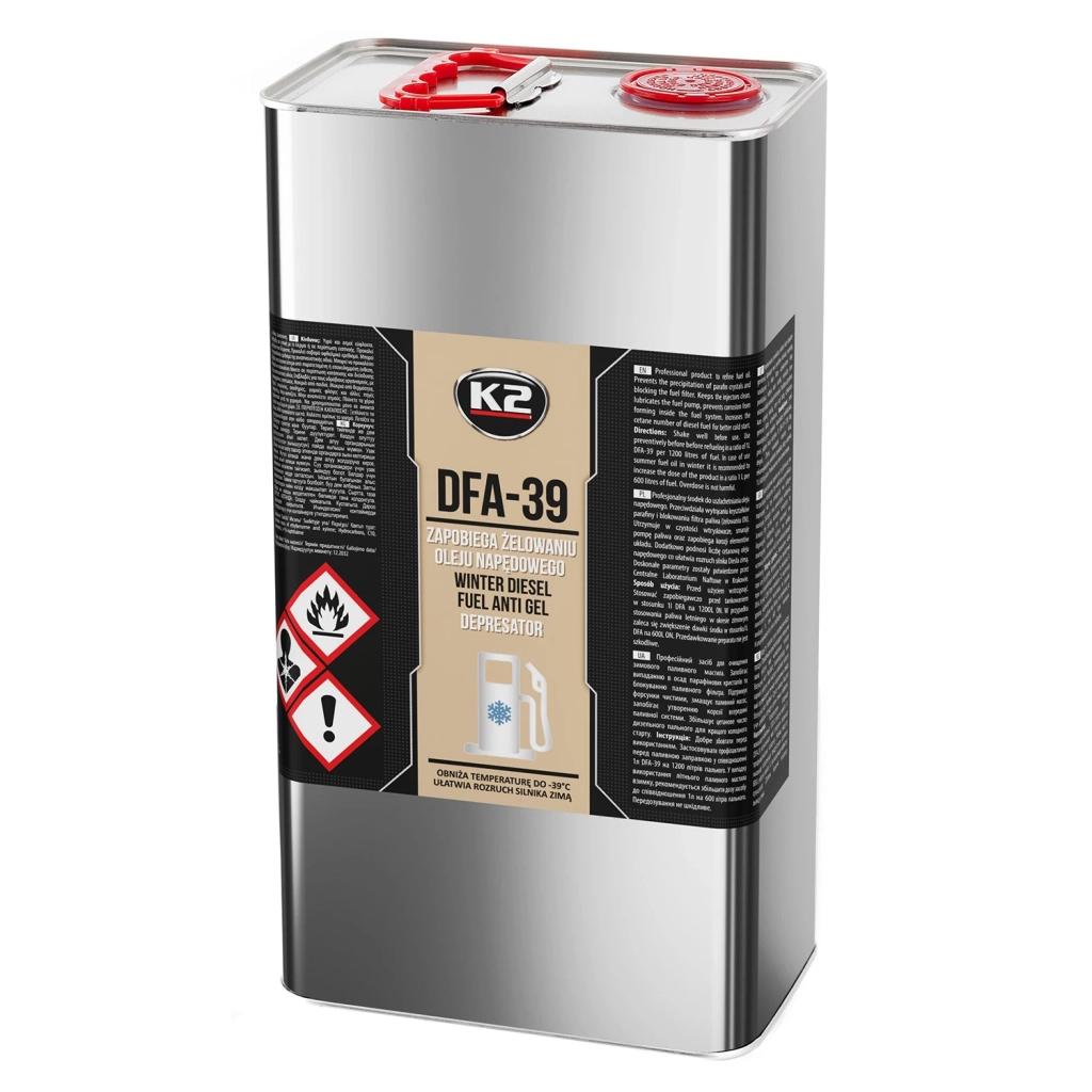 Присадка автомобільна K2 Turbo DFA-39 5 л (T305) - фото 1