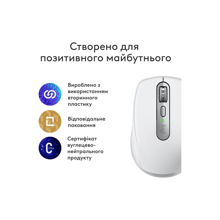 Мишка Logitech MX Anywhere 3S для MAC Wireless Pale Grey (910-006946) - фото 2