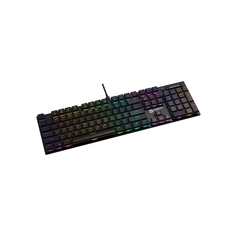 Клавіатура Canyon Cometstrike GK-55 RGB USB UA Black (CND-SKB55-US) - фото 4