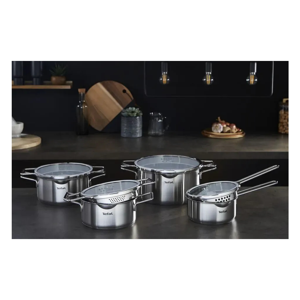 Набір посуду Tefal Nordica 10 предметів (H852SA56) - фото 5 Набір посуду Tefal Nordica 10 предметів (H852SA56) - фото 5