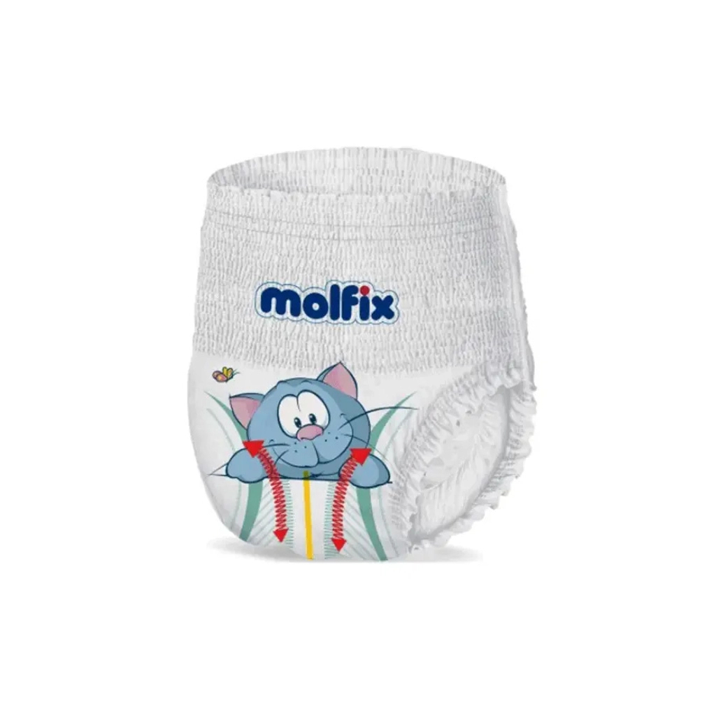 Підгузки Molfix Трусики 6 Extra Large 15+ кг 38 шт (8690536842735) - фото 2 Підгузки Molfix Трусики 6 Extra Large 15+ кг 38 шт (8690536842735) - фото 2