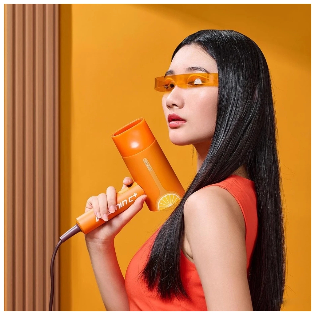 Фен Xiaomi ShowSee Electric Hair Dryer Vitamin C+ VC100-A Orange (Ф28399) - фото 5 Фен Xiaomi ShowSee Electric Hair Dryer Vitamin C+ VC100-A Orange (Ф28399) - фото 5