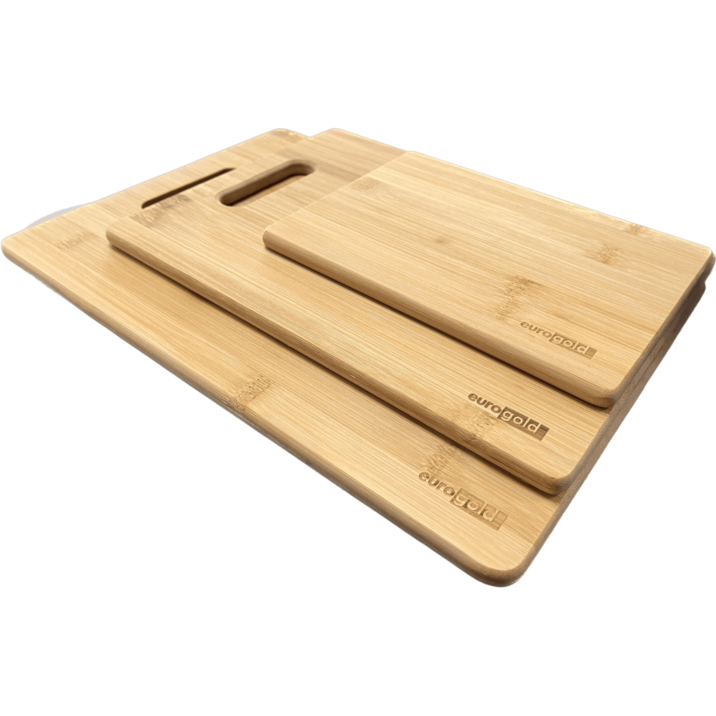Дошка для нарізання Eurogold бамбук 20 х 15 х 1 набір 7108200019 (ЕГ-7108200019)
