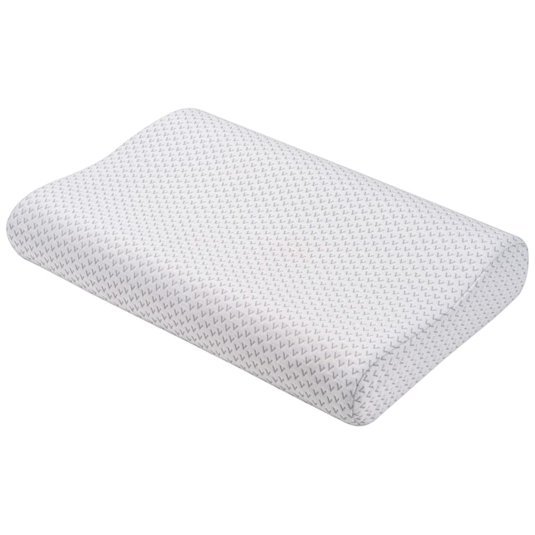 Подушка Ardesto ортопедична Sleepwell хвиля, піна меморі, 60х40х11/9см білий (ART6040COP) - фото 1
