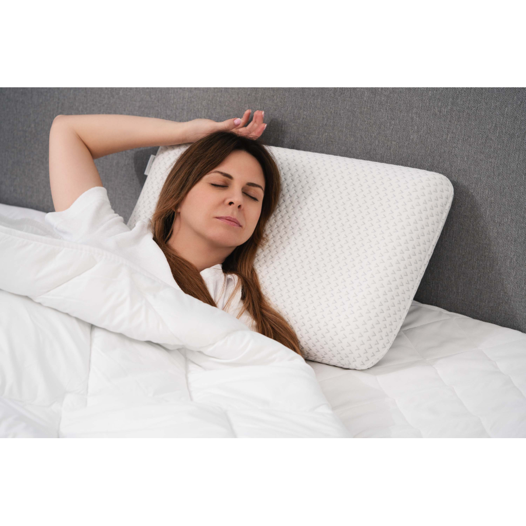 Подушка Ardesto ортопедична Sleepwell, класична прямокутна, піна меморі, 60х40х12см білий (ART6040CLP) - фото 8 Подушка Ardesto ортопедична Sleepwell, класична прямокутна, піна меморі, 60х40х12см білий (ART6040CLP) - фото 8