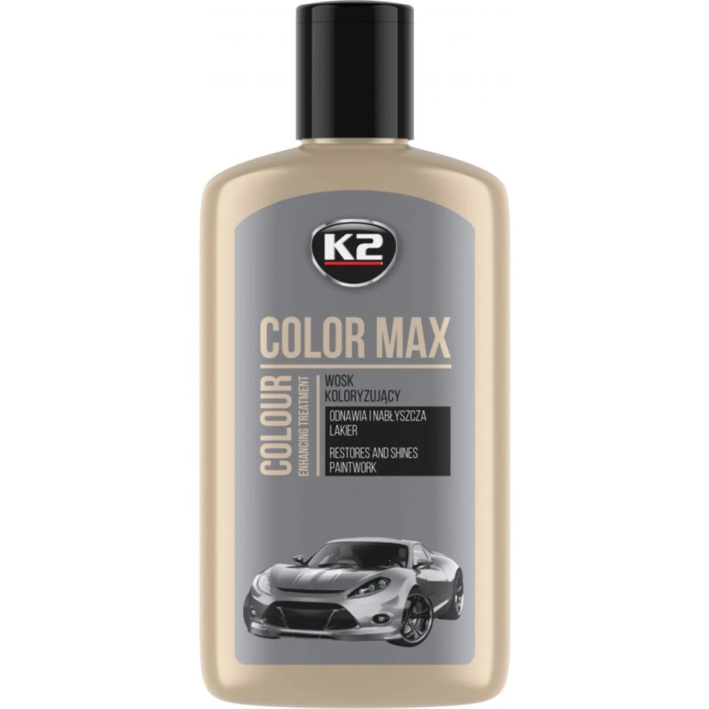 Автополіроль K2 Color Max сріблястий 250 мл (K020SILVER) - фото 1 Автополіроль K2 Color Max сріблястий 250 мл (K020SILVER) - фото 1