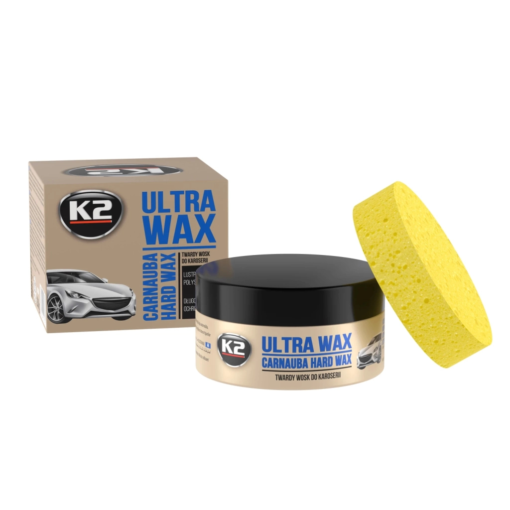 Автополіроль K2 Ultra Wax з губкою 250 г (K073) - фото 1 Автополіроль K2 Ultra Wax з губкою 250 г (K073) - фото 1