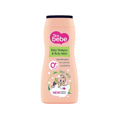Дитячий шампунь Teo bebe Алое 2 в 1 Для волосся та тіла 200 мл (3800024045318) - фото 1
