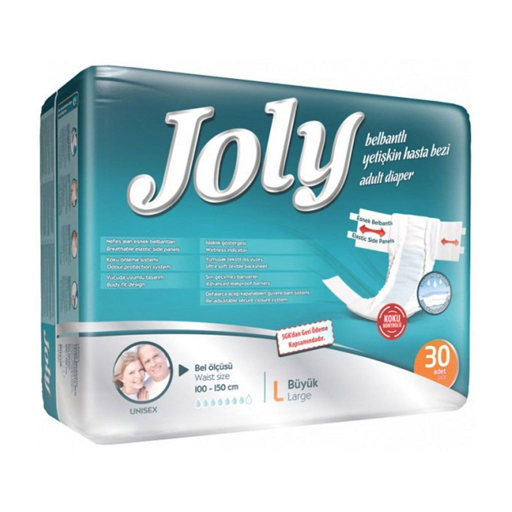 Підгузки для дорослих Joly 3 Large 30 шт (8690536804030) - фото 1 Підгузки для дорослих Joly 3 Large 30 шт (8690536804030) - фото 1
