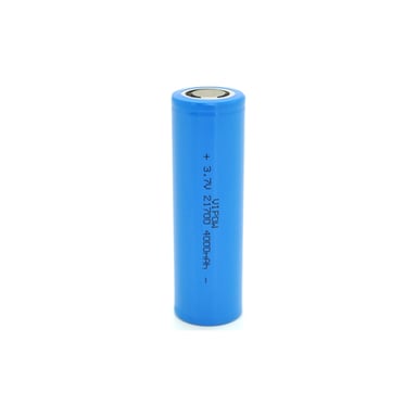 Акумулятор 21700 4000mAh, 3.7V, Blue, FlatTop Vipow (ICR21700-4000mAhFT / 31078) - фото 1