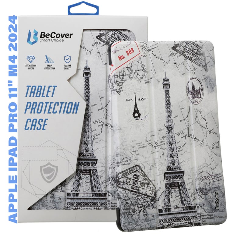 Чохол до планшета BeCover Smart Case Apple iPad Pro 11" M4 2024 Paris (711640) - фото 1