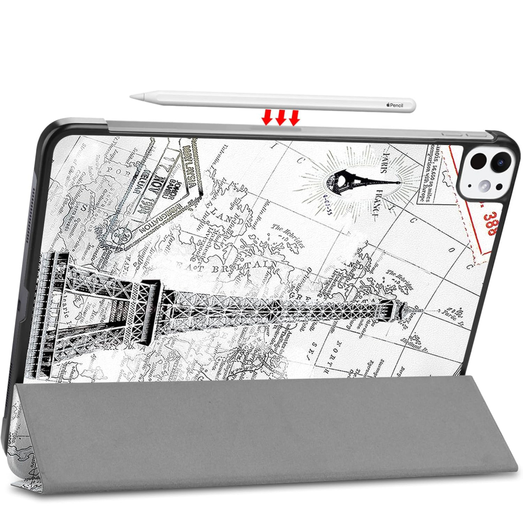 Чохол до планшета BeCover Smart Case Apple iPad Pro 11" M4 2024 Paris (711640) - фото 8 Чохол до планшета BeCover Smart Case Apple iPad Pro 11" M4 2024 Paris (711640) - фото 8