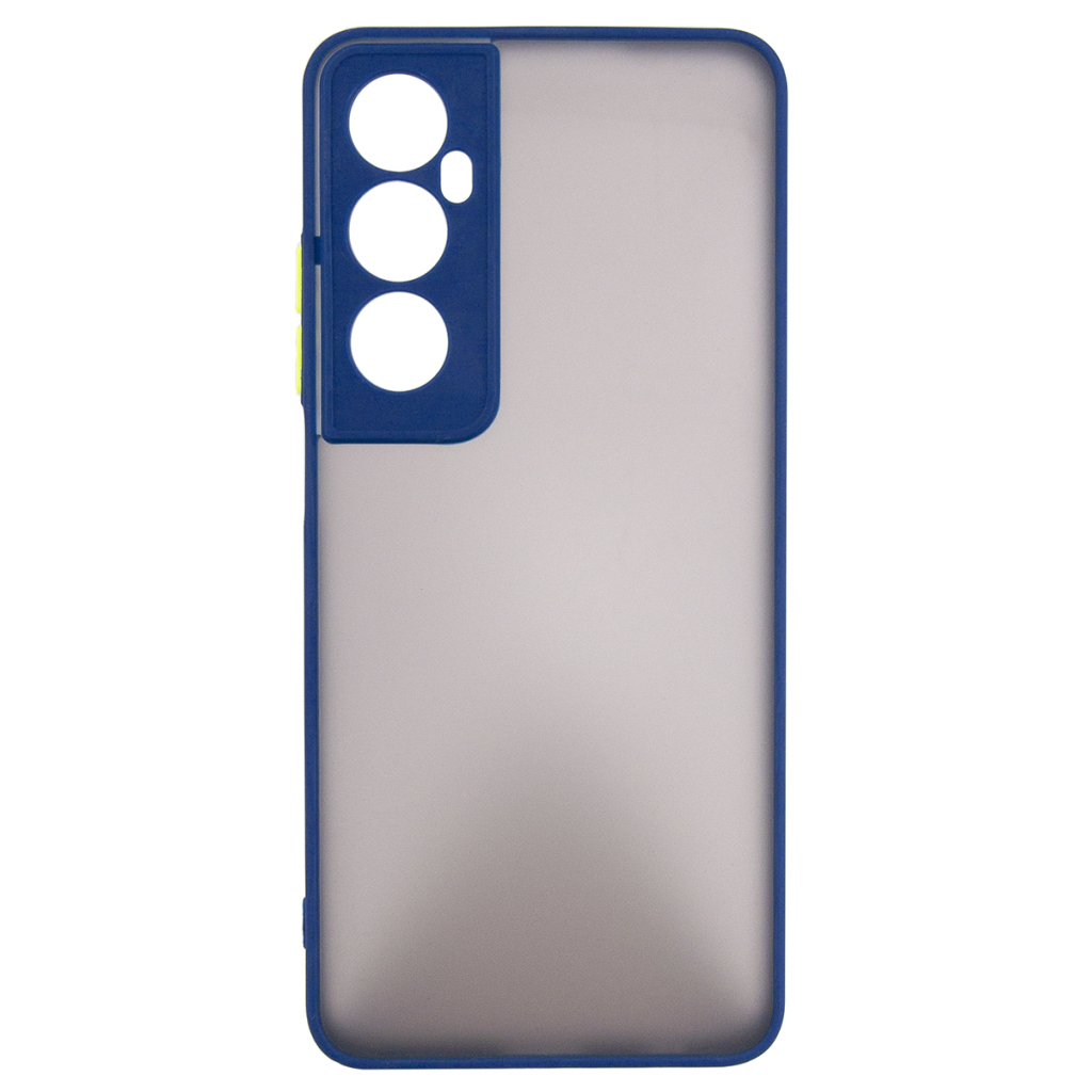 Чохол до мобільного телефона Dengos Matte Realme C65 (Blue) (DG-TPU-MATT-144) - фото 1