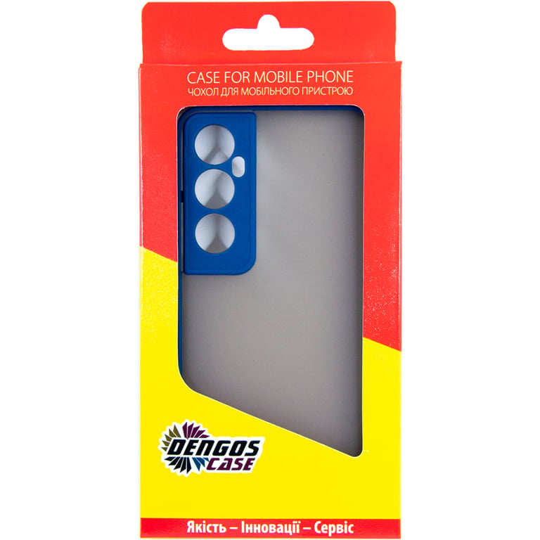 Чохол до мобільного телефона Dengos Matte Realme C65 (Blue) (DG-TPU-MATT-144) - фото 5