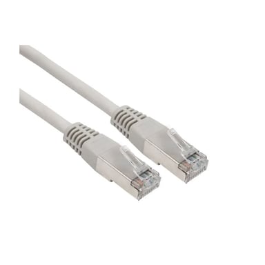 Патч-корд 1м S/FTP Cat 6A CU 27AWG LSZH grey Kingda (KD-PASFT9100GY-LSZH) - фото 1