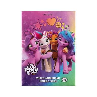 Білий картон Kite A4 My Little Pony 10 аркушів (LP24-254) - фото 1