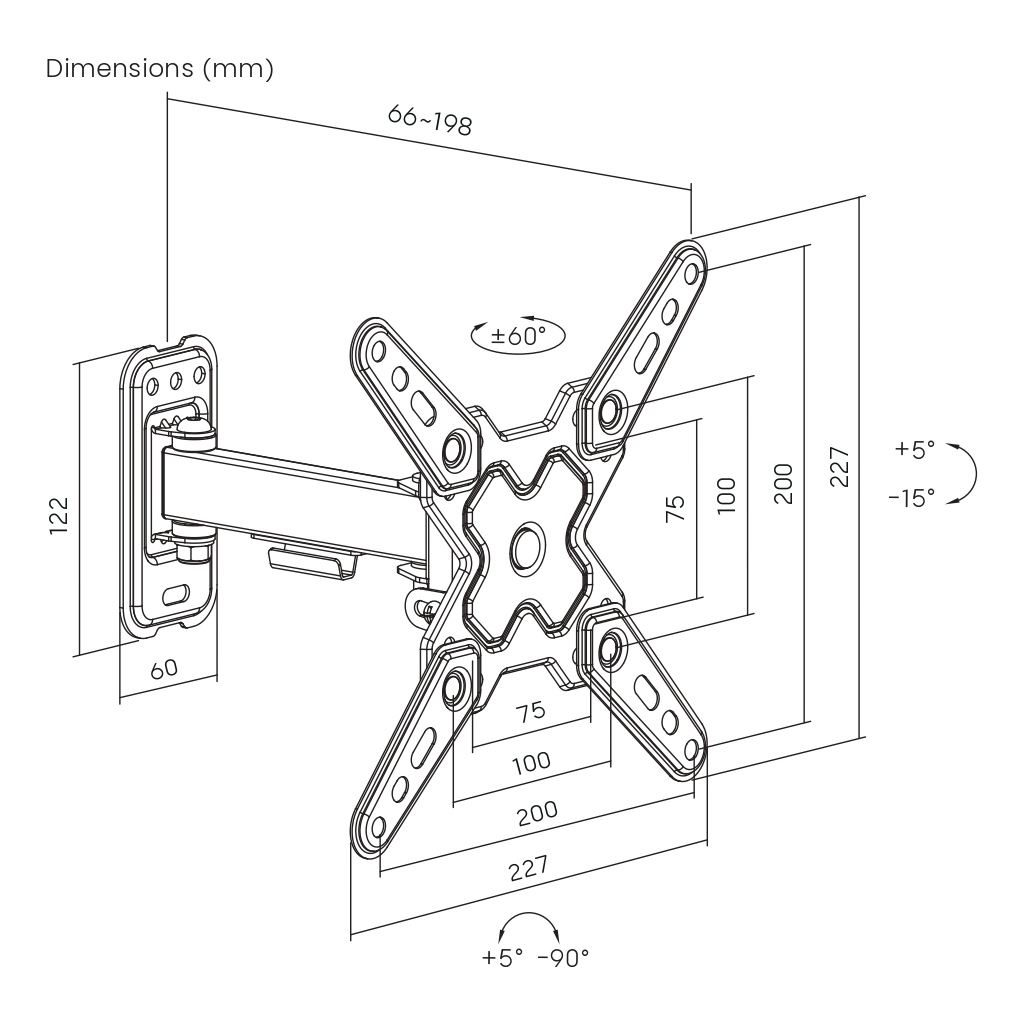 Кронштейн Brateck LDA40-221 - фото 2 Кронштейн Brateck LDA40-221 - фото 2