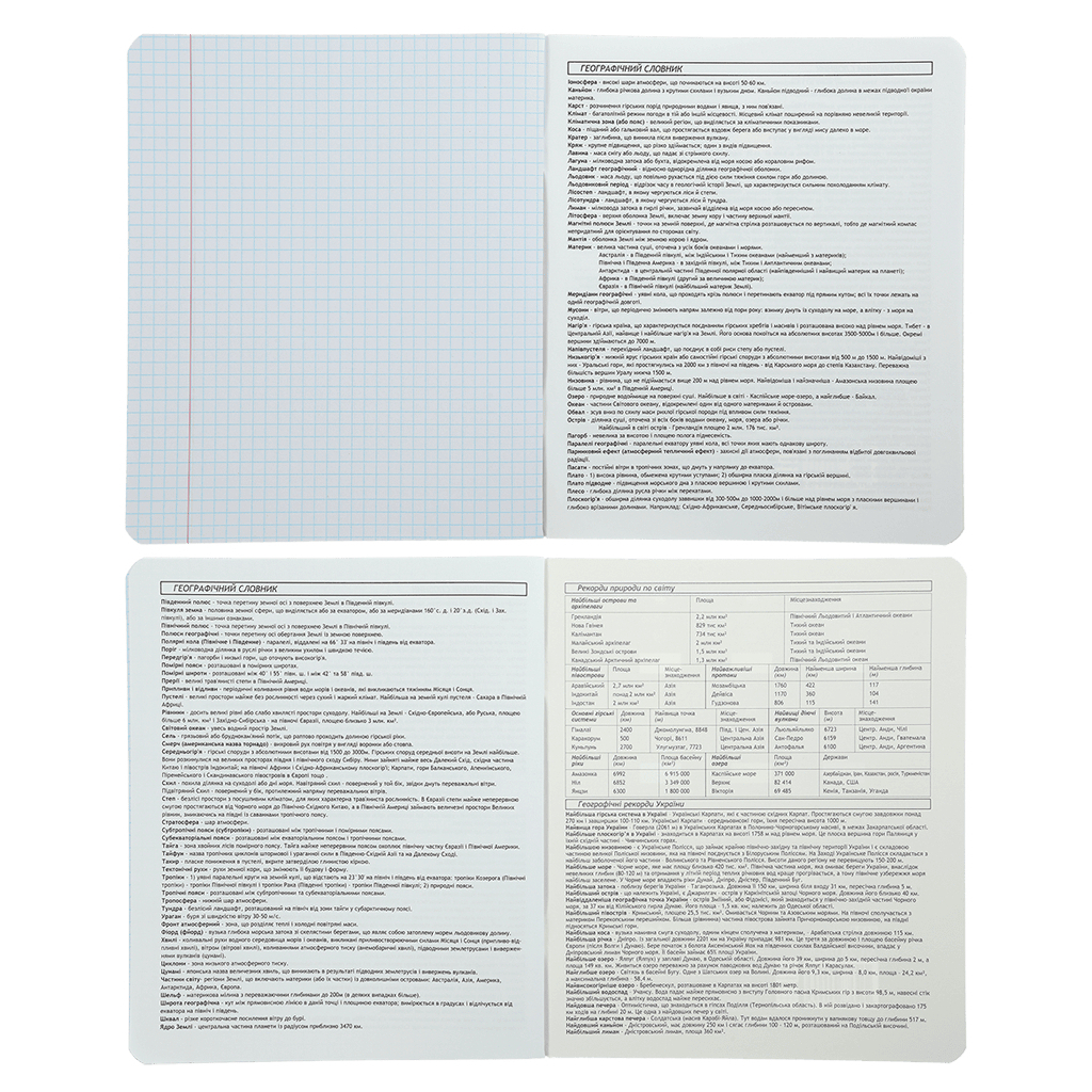 Зошит ZiBi предметний PASTEL 48 аркушів клітинка, географія (ZB.1701-09) - фото 3 Зошит ZiBi предметний PASTEL 48 аркушів клітинка, географія (ZB.1701-09) - фото 3