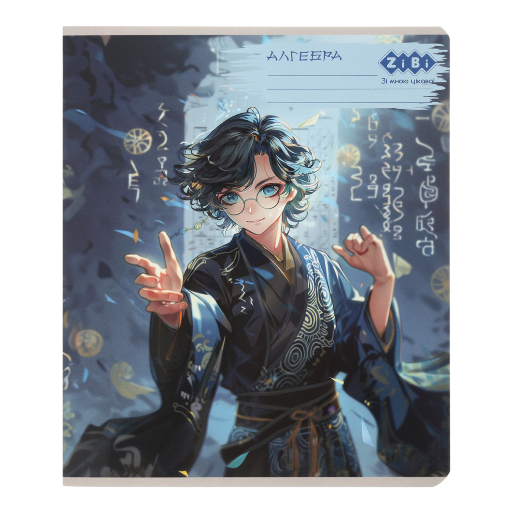 Зошит ZiBi предметний ANIME 48 аркушів клітинка, алгебра (ZB.1704-02) - фото 1 Зошит ZiBi предметний ANIME 48 аркушів клітинка, алгебра (ZB.1704-02) - фото 1