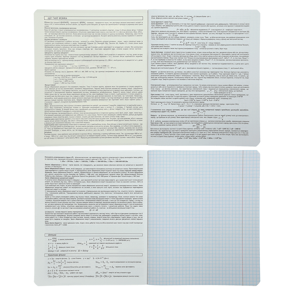 Зошит ZiBi предметний ANIME 48 аркушів клітинка, фізика (ZB.1704-17) - фото 2 Зошит ZiBi предметний ANIME 48 аркушів клітинка, фізика (ZB.1704-17) - фото 2