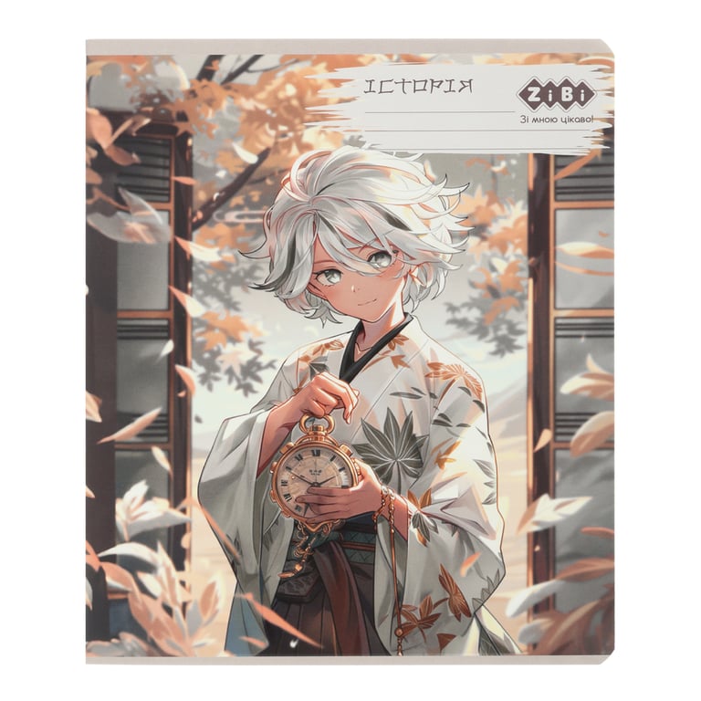 Зошит ZiBi предметний ANIME 48 аркушів клітинка, історія (ZB.1704-22) - фото 1