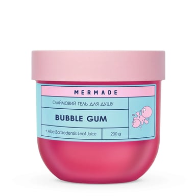 Гель для душу Mermade Bubble Gum Слаймовий 200 г (4823122900746) - фото 1