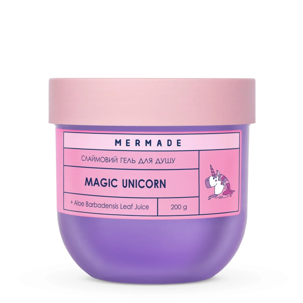 Гель для душу Mermade Magic Unicorn Слаймовий 200 г (4823122900739) - фото 1 Гель для душу Mermade Magic Unicorn Слаймовий 200 г (4823122900739) - фото 1