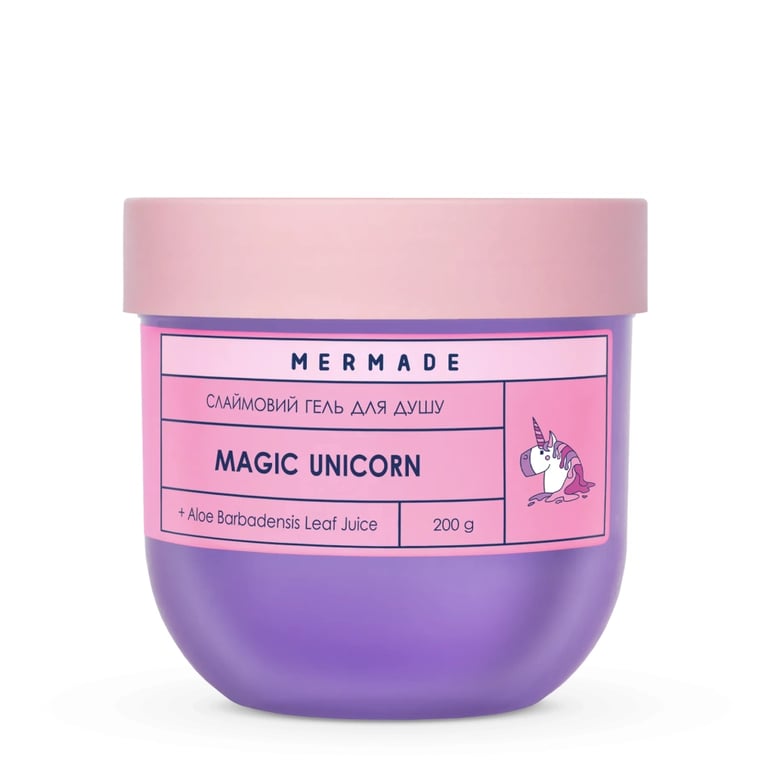 Гель для душу Mermade Magic Unicorn Слаймовий 200 г (4823122900739) - фото 1