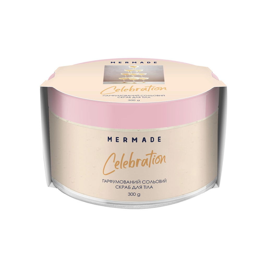 Скраб для тіла Mermade Celebration Парфумований сольовий 300 г (4823122900906) - фото 1 Скраб для тіла Mermade Celebration Парфумований сольовий 300 г (4823122900906) - фото 1