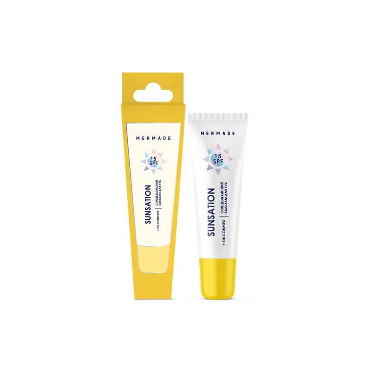 Бальзам для губ Mermade Sunsation SPF 15 Сонцезахисний 10 г (4823122900951) - фото 3