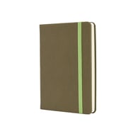 Книга записна Optima А6 MAGIC, тверда обкладинка, гумка, білий блок лінія, фісташковий (O20388-67) - фото 1