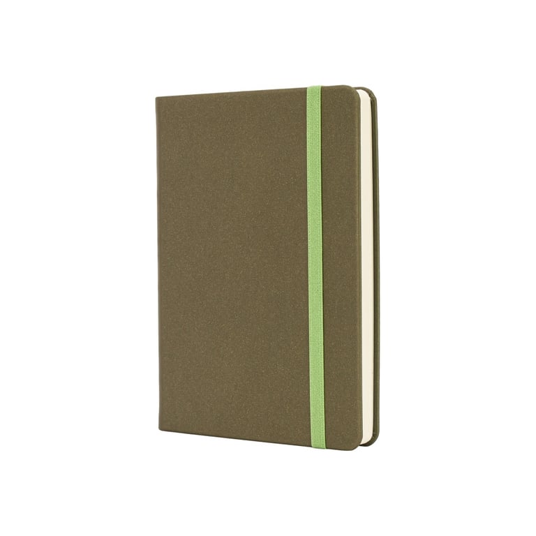 Книга записна Optima А6 MAGIC, тверда обкладинка, гумка, білий блок лінія, фісташковий (O20388-67) - фото 1