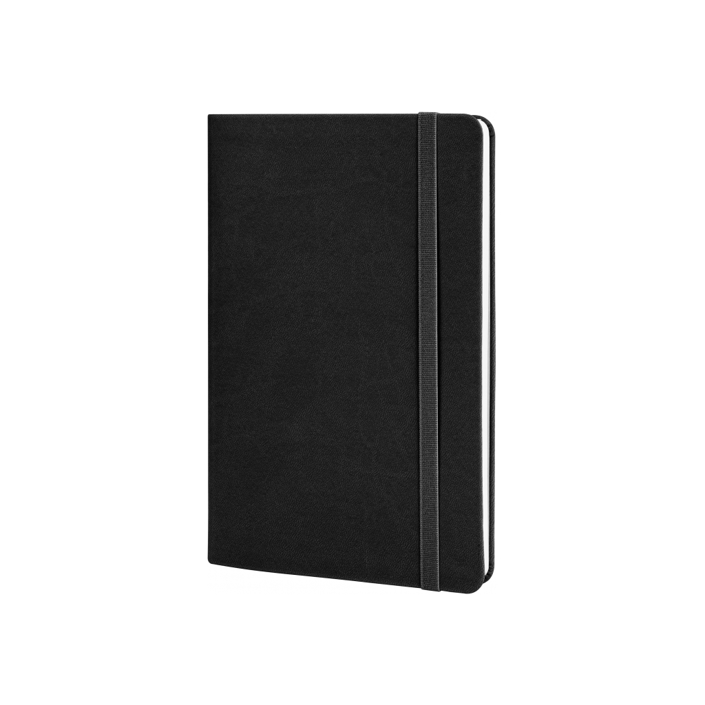Книга записна Optima А5 VIVELLA, м’яка обкладинка, гумка, білий блок лінія, чорний (O27104-01) - фото 1 Книга записна Optima А5 VIVELLA, м’яка обкладинка, гумка, білий блок лінія, чорний (O27104-01) - фото 1