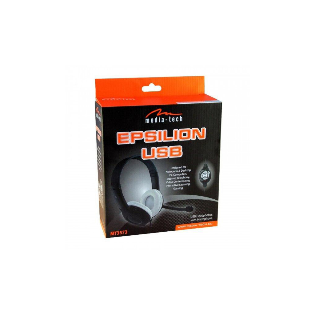 Навушники Media-Tech Epsilion USB Black (MT3573) - фото 6 Навушники Media-Tech Epsilion USB Black (MT3573) - фото 6