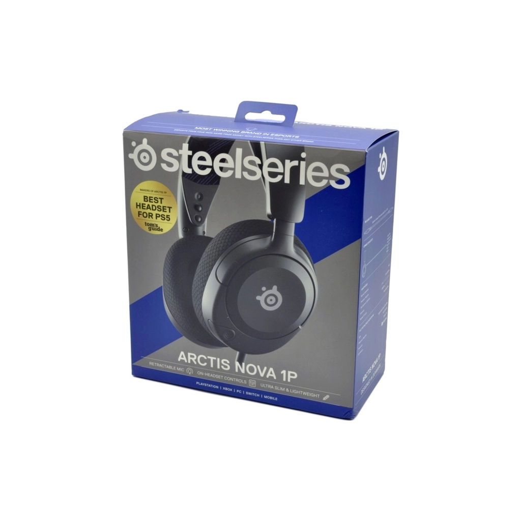 Навушники SteelSeries Arctis Nova 1P Black (61611) - фото 7 Навушники SteelSeries Arctis Nova 1P Black (61611) - фото 7