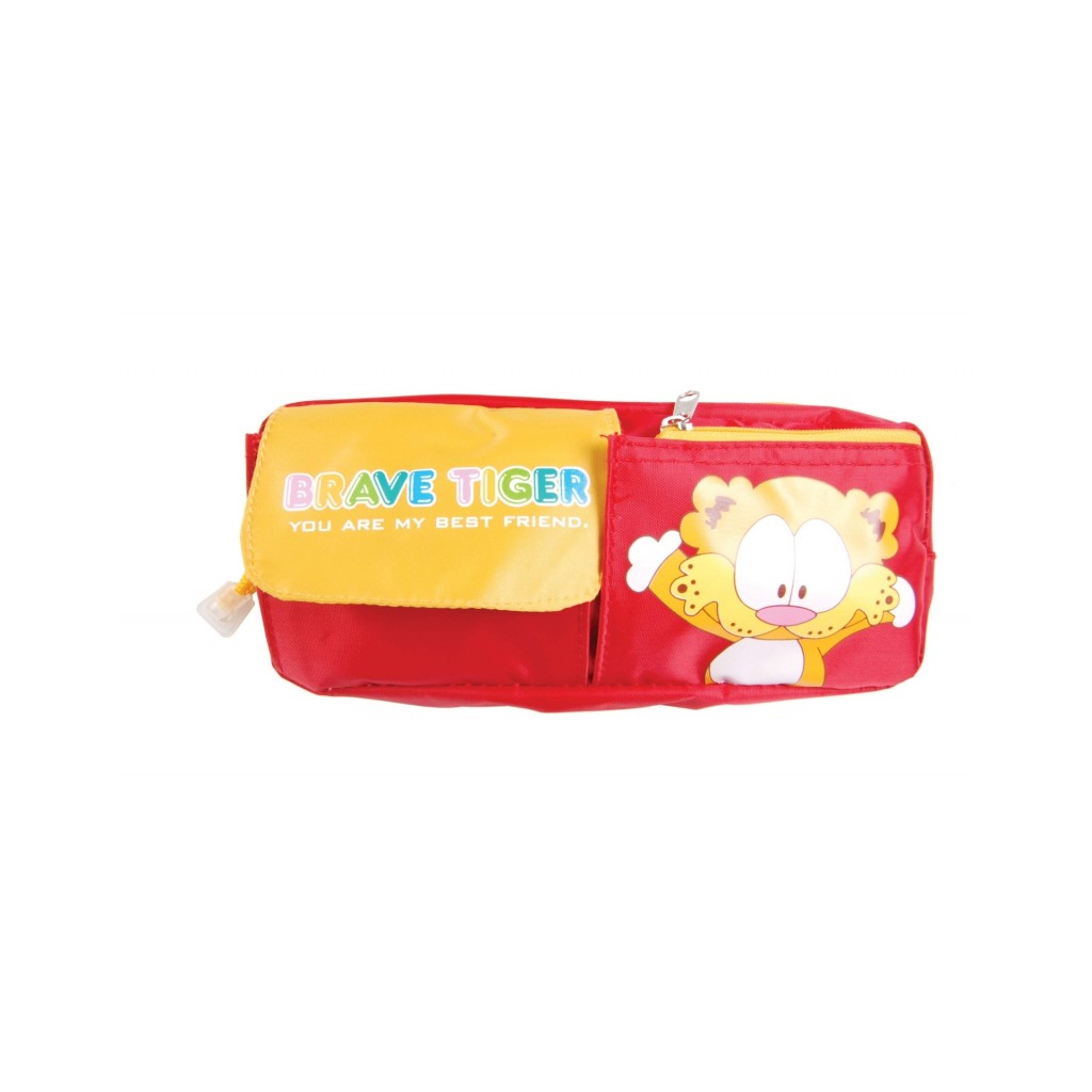 Пенал Economix Тигренятко 1 відділення Червоний (E80325-03) - фото 1 Пенал Economix Тигренятко 1 відділення Червоний (E80325-03) - фото 1