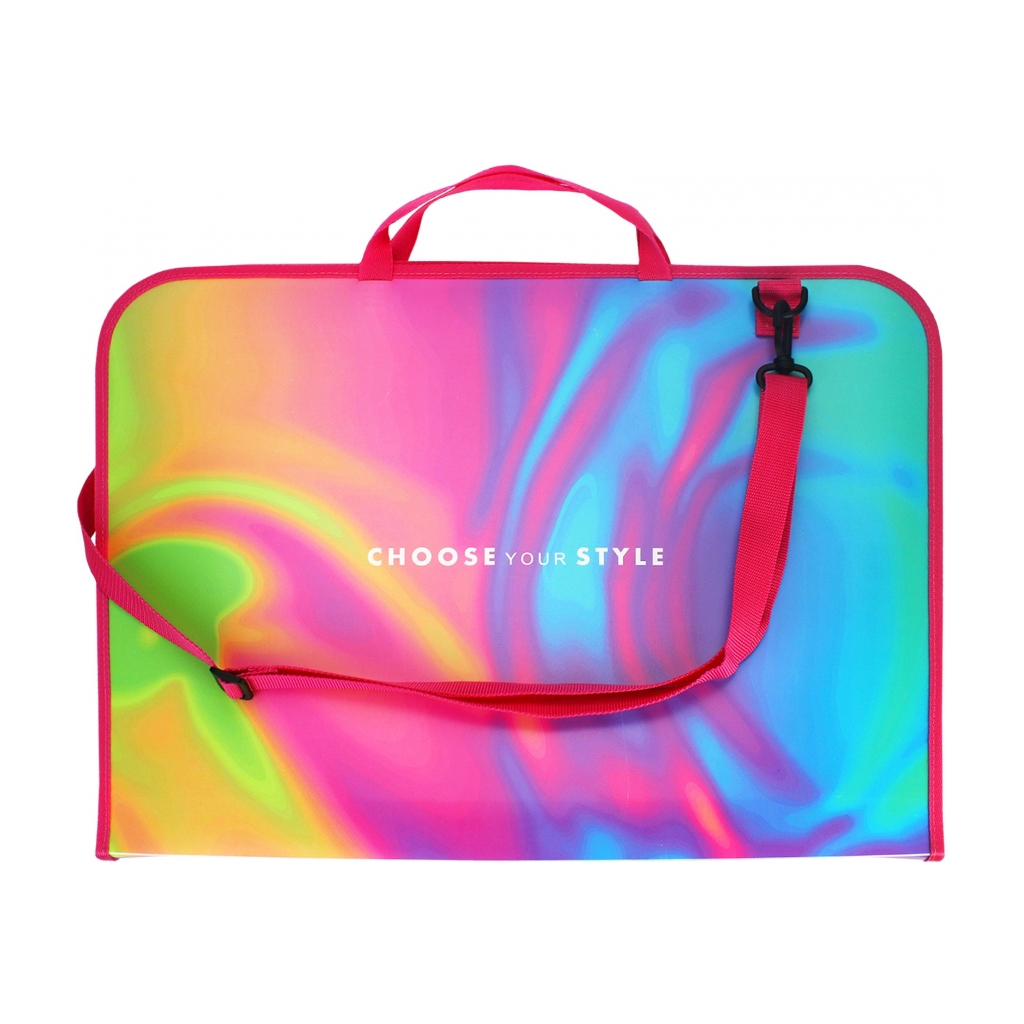 Папка - портфель Maxi А3 пластиковий на блискавці Silk (MX30003-07) Папка - портфель Maxi А3 пластиковий на блискавці Silk (MX30003-07)