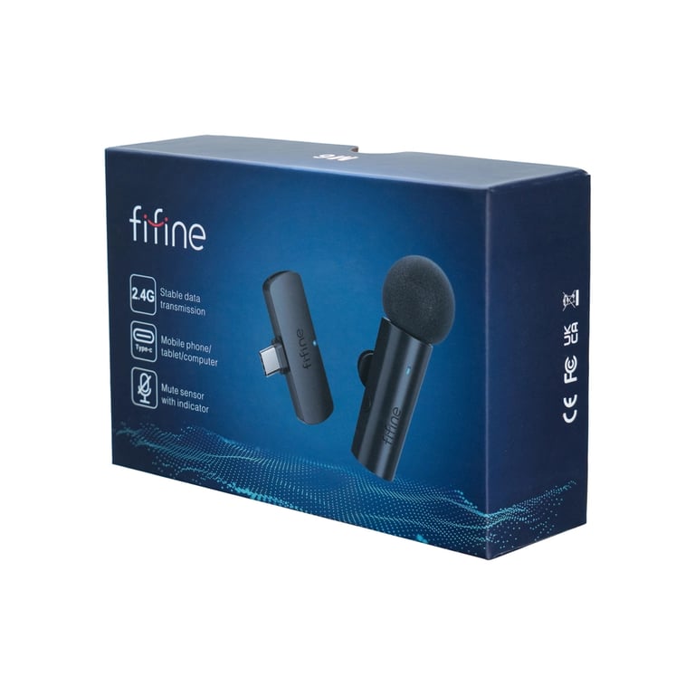 Мікрофон Fifine M6 Wireless Black (M6) - фото 5