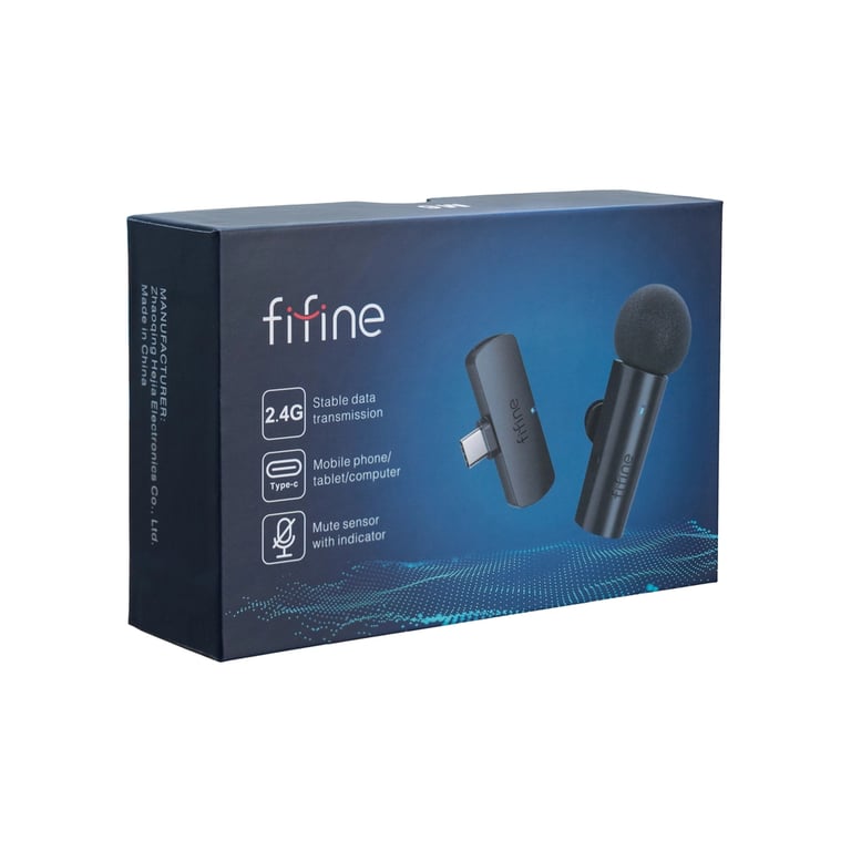 Мікрофон Fifine M6 Wireless Black (M6) - фото 6