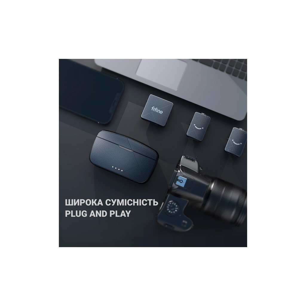 Мікрофон Fifine M9 Black (M9) - фото 4 Мікрофон Fifine M9 Black (M9) - фото 4