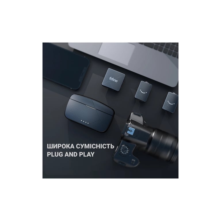 Мікрофон Fifine M9 Black (M9) - фото 4
