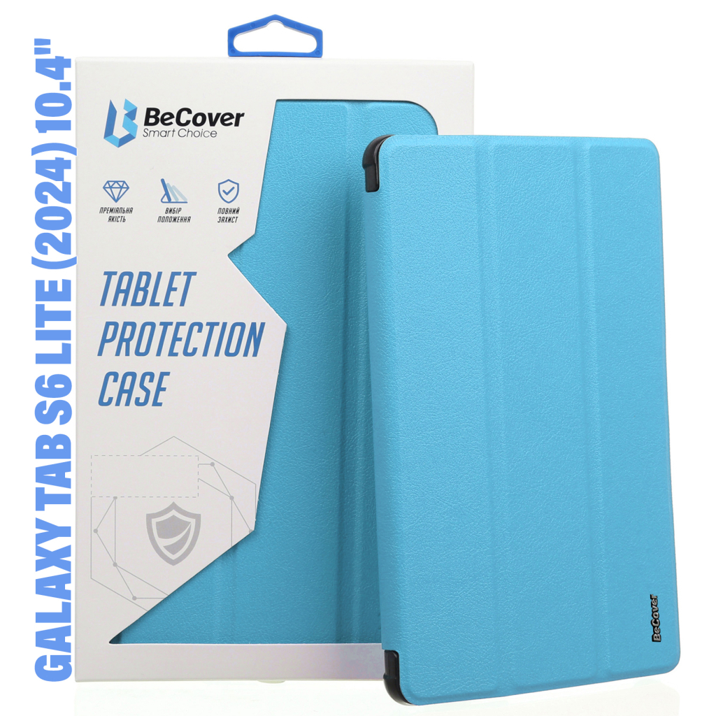 Чохол до планшета BeCover Smart Case Samsung Tab S6 Lite (2024) 10.4" P620/P625/P627 Blue (710822) - фото 1 Чохол до планшета BeCover Smart Case Samsung Tab S6 Lite (2024) 10.4" P620/P625/P627 Blue (710822) - фото 1