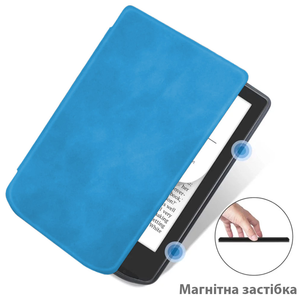 Чохол до електронної книги BeCover Smart Case PocketBook 629 Verse / 634 Verse Pro 6" Light Blue (710973) - фото 3 Чохол до електронної книги BeCover Smart Case PocketBook 629 Verse / 634 Verse Pro 6" Light Blue (710973) - фото 3